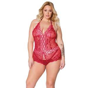 Coquette Sexy Crotchless Teddy